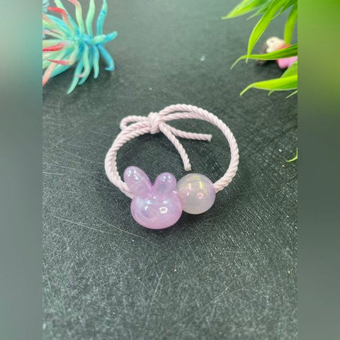 Rabbit Cute Hair Band 1pc Purple - EKAS0124 - 3