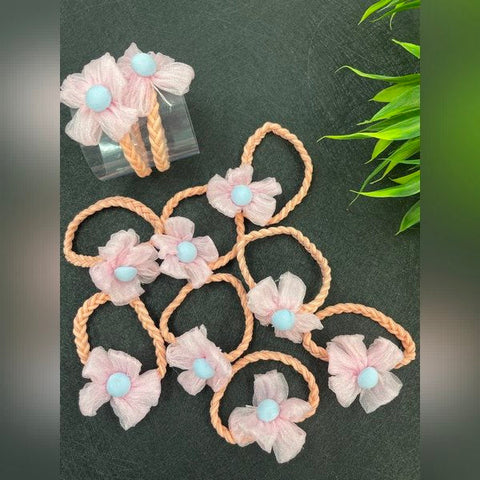 Flower Cute Hair Band 1pc Pink - EKAS0125 - 2