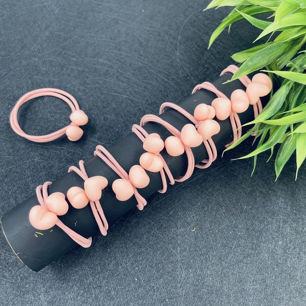 Little Heart Hair Band 1pc  Peach - EKAS0126 - 1