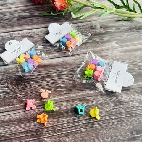 Mini Catch Clip 6pc  Random Design Will Be Shipped - EKAS0146