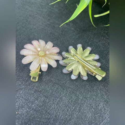 Flower Clips 1pc Pink - EKAS0149 - 5