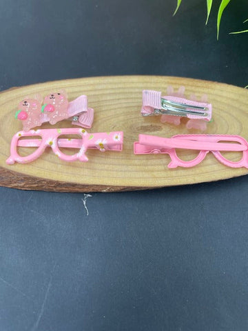 Goggle Clips 1 pc Pink - EKAS0150 - 1
