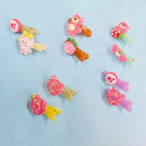 Mini Donate Clips 2pc  Random Design Will Be Shipped - EKAS0154
