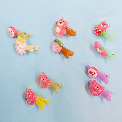 Mini Donate Clips 2pc  Random Design Will Be Shipped - EKAS0154