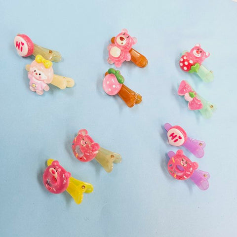 Mini Donate Clips 2pc  Random Design Will Be Shipped - EKAS0154