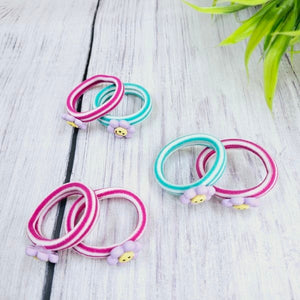 Baby Flower Hair Bands 2pc Smile Flower - EKAS0157 - 4