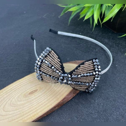 Head Band Crystal Premium Design No 2 1pc Silver - EKAS0168 - 3