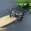 Head Band Crystal Premium Design No 2 1pc Navy Blue - EKAS0168 - 4