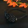 Head Band Crystal Premium Shine Design 1pc Black - EKAS0170 - 6
