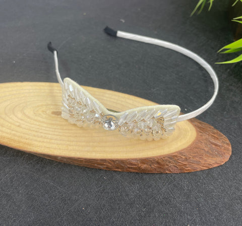 Head Band Crystal Premium Kitty Model White 1pc - EKAS0172 - 3