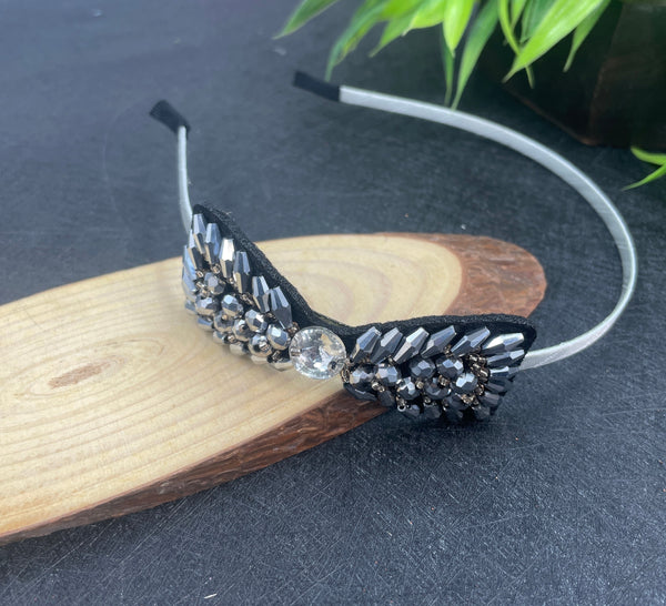 Head Band Crystal Premium Kitty Model Grey 1pc - EKAS0172 - 5