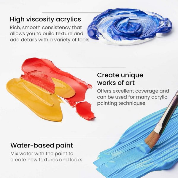 Extrokids Acrylic paint set - EKC1874