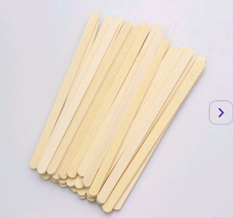 ICE CREAM STICK THIN PLAIN 18 X 0.5CM (ITP) - EKC1957