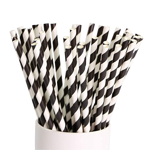 PAPER STRAW ZIGZAG 25PCS (MG397) - EKC1978