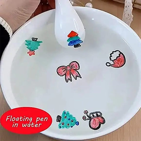 Floating pen with 8 Colors with Spoon - EKC2014