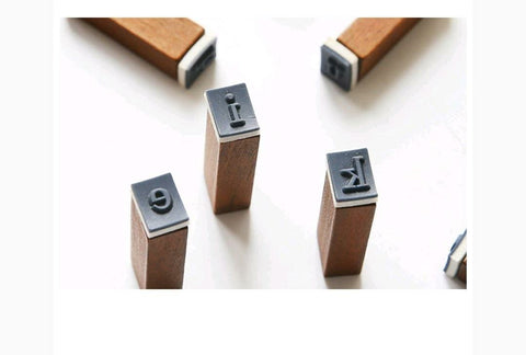 Wooden Vintage Letter stamp - Lower case - A+ Quality - EKC2019