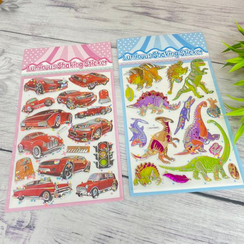 LUMINOUS SHAKING BIG STICKER 1pc Random design will be shipped - EKC2032