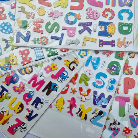 FUNNY CARTOON PRINT ABC STICKER (XA)
 1PC RANDOM DESIGN WILL BE SHIPPED - EKC2045