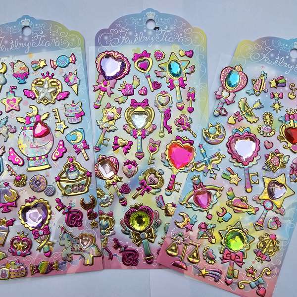 Tiara Sticker Designs JEWELLERY TIARA STICKER 1PC RANDOM DESIGN WILL BE SHIPPED - EKC2049 ...
