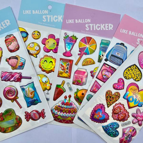 YDW BALLON STICKER 1PC RANDOM DESIGN WILL BE SHIPPED - EKC2051