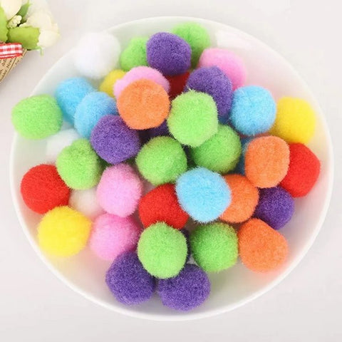 Pom Pom Ball Plain 3Cm Diameter - EKC2061