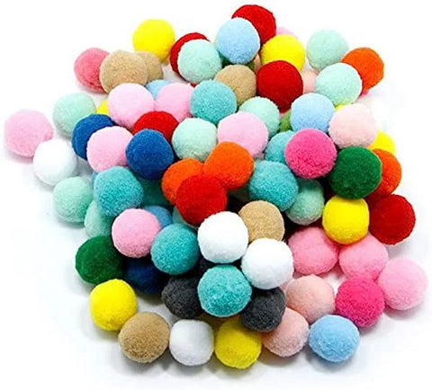 Pom Pom Ball Plain 3Cm Diameter - EKC2061