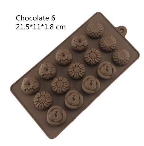 Choclate Mold Rose - EKC2119