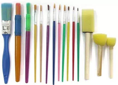 Extrokids 15pc paint brush - EKC2128