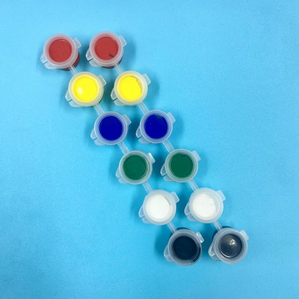 6 Colour Water Paint Set Of 2 - EKC2135