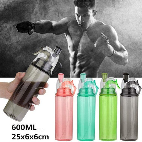 Extrokids Spray Water Bottle 600 ML,Plastic Spray Water Bottle 600ml Outdoor Sport Drinking Cup wit - EKH0054