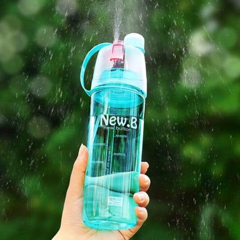 Extrokids Spray Water Bottle 600 ML,Plastic Spray Water Bottle 600ml Outdoor Sport Drinking Cup wit - EKH0054
