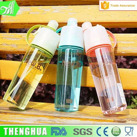 Extrokids Spray Water Bottle 600 ML,Plastic Spray Water Bottle 600ml Outdoor Sport Drinking Cup wit - EKH0054