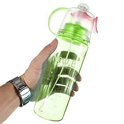 Extrokids Spray Water Bottle 600 ML,Plastic Spray Water Bottle 600ml Outdoor Sport Drinking Cup wit - EKH0054