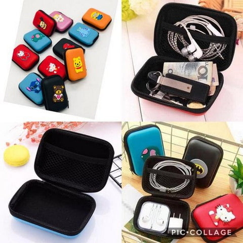 Plastic Printed Earphone Case - EKH0064