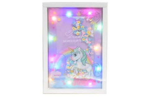 Unicorn LED Light up Notebook Diary / 3 Mode Unicorn Light Diary for Girls/Unicorn Theme Gift - EKH