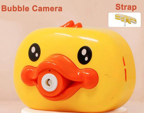 Extrokids Duck Model Portable Bubble Maker with 2 Bubble Solutions - EKH0104