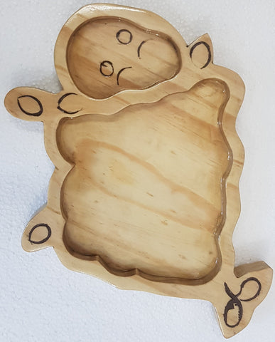 Extrokids  Wooden For Children Sheep Shaped Kids Tray - EKH0116