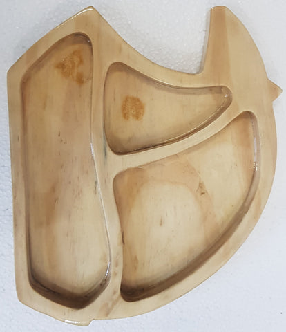 Extrokids  Wooden For Children Boat Shaped Kids Tray - EKH0118