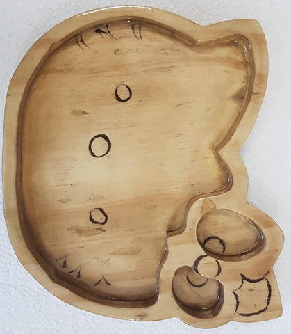 Extrokids  Wooden For Children Cat Shaped Kids Tray - EKH0119