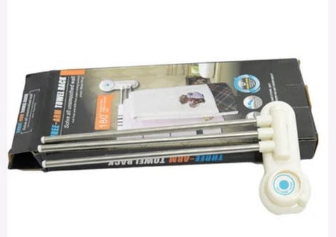 Extrokids Three Arm Towel Rack-EKH0124
