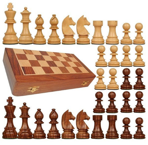 Extrokids Wooden 12 Inch Magnetic Chess Board - EKIT0067