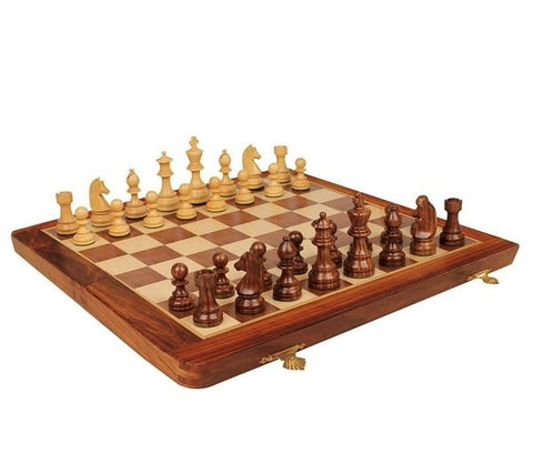 Extrokids Wooden 12 Inch Magnetic Chess Board - EKIT0067