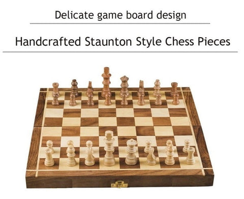 Extrokids Wooden 10 Inch Plain Chess Board - EKIT0068