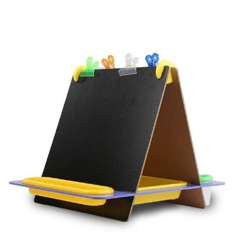 Extrokids Wooden Multifunctional Double Sided Tabletop Easel Board for Drawing Writing and Painting - EKR0006