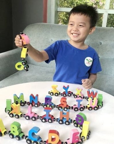 Extrokids Montessori Learning Alphabetic Magnet Car - EKR0010