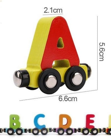 Extrokids Montessori Learning Alphabetic Magnet Car - EKR0010