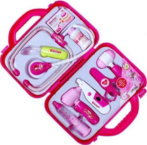 Extrokids Montessori Doctor Nurse Set Family Medical Suitcase Toy - EKR0035