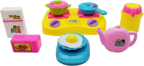 Extrokids Little Chef Cookware Pretend Kitchen Play Set Toy for Kids Accessories for Kids and Girls (50 Pcs) - EKR0042