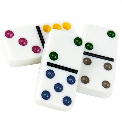 Extrokids Fun Play Plastic Domino Game Set with Multi Colour Set - EKR0055