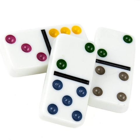 Extrokids Fun Play Plastic Domino Game Set with Multi Colour Set - EKR0055